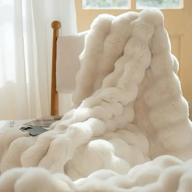 Cozy Luxe Faux Rabbit Fleece Blanket™